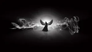 Dark Angel Smoke Wallpaper