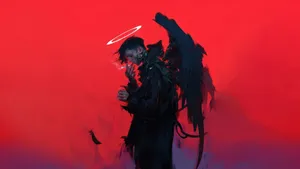 Dark Angel Smoking Scene Wallpaper