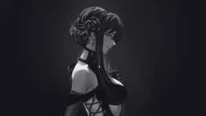 Dark Anime Girl Profile Wallpaper