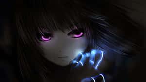 Dark Anime Girl With Evil Aura Wallpaper