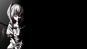 Dark Anime Girl With Red Eyes Wallpaper