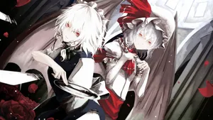 Dark Anime Vampire Duo Wallpaper