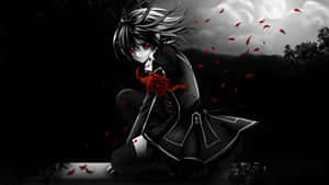 Dark Anime Vampire Girl Wallpaper
