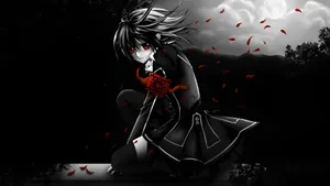 Dark Anime Vampire Girl Wallpaper
