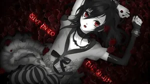 Dark Anime Vampire Girl Wallpaper