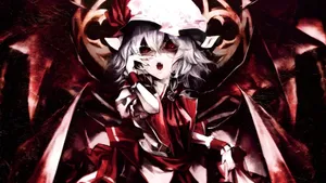 Dark Anime Vampire Girl Wallpaper