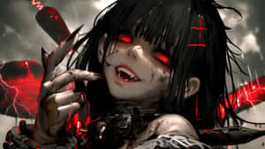 Dark Anime Vampire Girl Wallpaper