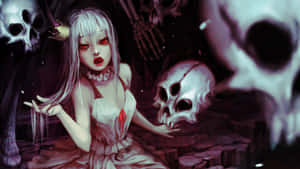 Dark Anime Vampire Queen Wallpaper