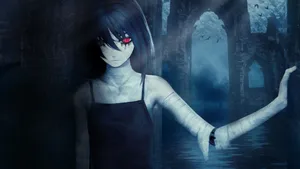 Dark Anime Villain In Shadows Wallpaper