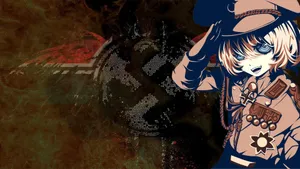 Dark Anime Villainess Style Wallpaper