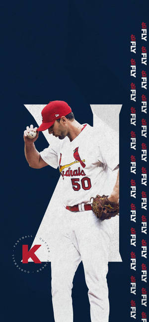 Dark Blue Adam Wainwright Wallpaper