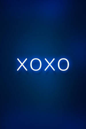 Dark Blue Aesthetic Tumblr Xoxo Wallpaper