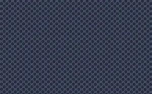Dark Blue Gucci Pattern Wallpaper