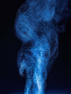 Dark Blue Smoke Artistry Wallpaper