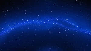 Dark Blue Star In The Night Sky Wallpaper