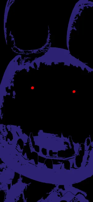 Dark Bonnie Silhouette Fnaf Aesthetic Wallpaper