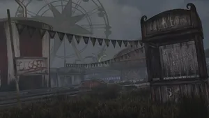 Dark Carnival Nightscape Wallpaper