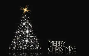 Dark Christmas: A Hauntingly Beautiful Atmosphere Wallpaper