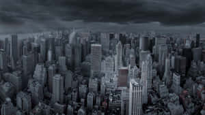 Dark City - A Spectacular View In 4k Resolution Wallpaper