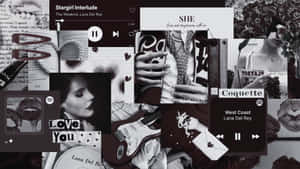 Dark Coquette Moodboard Wallpaper