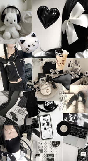 Dark Coquette Style Inspiration Wallpaper