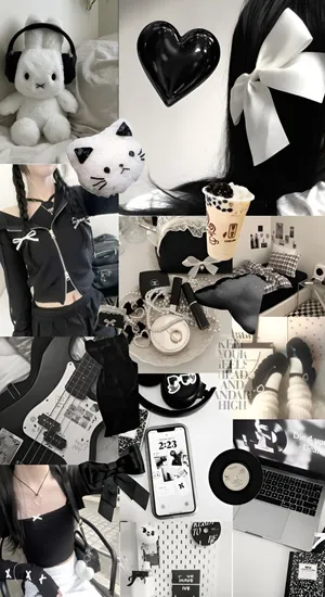 Dark Coquette Style Inspiration Wallpaper