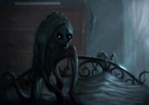 Dark Creature Lurking In Shadows Wallpaper