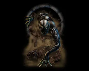 Dark Creature Lurking In Shadows Wallpaper