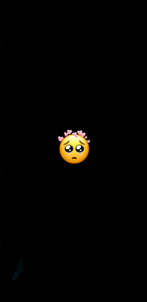 Dark Cute Aesthetic Emoji Expression Wallpaper