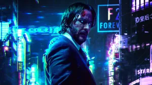 Dark Cyberpunk Cityscape Wallpaper