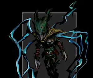 Dark Deku Evil Transformation Wallpaper