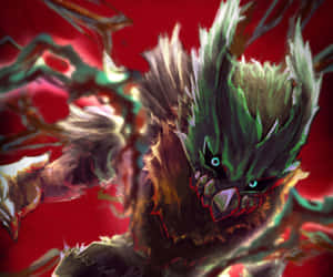 Dark Deku Fierce Stance Wallpaper