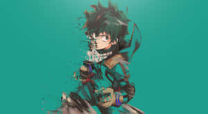 Dark Deku Shattered Resolve Wallpaper