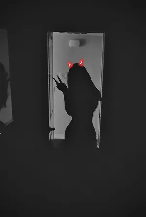 Dark Demon Girl Shadow Pfp Wallpaper