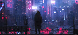 Dark Dystopian Cityscape Wallpaper