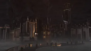 Dark Dystopian Cityscape Wallpaper