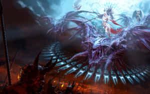 Dark Fantasy Angels Verus Demons Wallpaper