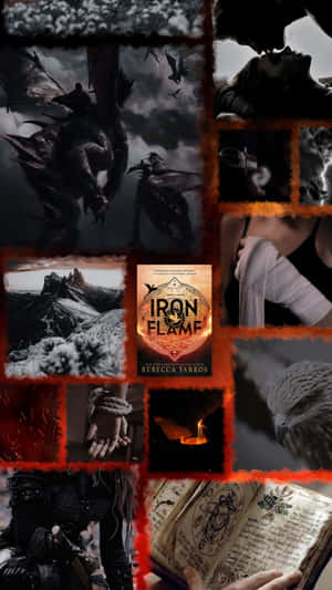 Dark_ Fantasy_ Collage_ Iron_ Flame Wallpaper