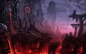 Dark Fantasy Evil Place Wallpaper