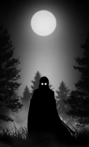 Dark Fear - Mysterious Forest Path Wallpaper