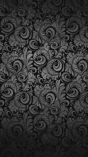 Dark Floral Patterni Phone Wallpaper Wallpaper