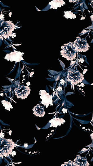 Dark Florali Phone Wallpaper Wallpaper