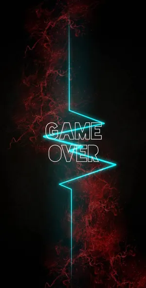 Dark Game Over: A Grim And Menacing Screen Wallpaper