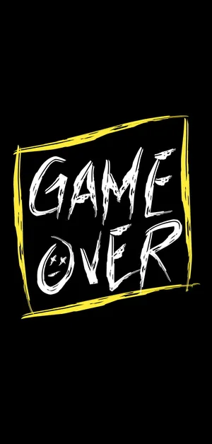 Dark Game Over: A Sinister Twist On Defeat Wallpaper