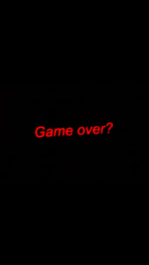 Dark Game Over - A Spooky End Wallpaper