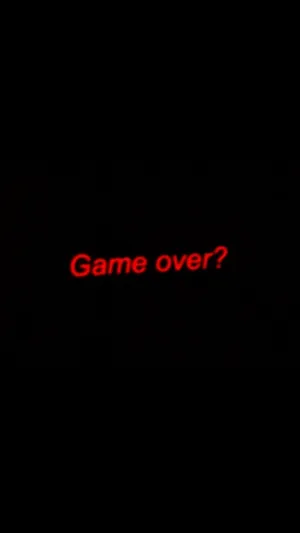 Dark Game Over - A Spooky End Wallpaper