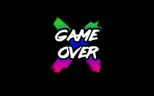 Dark Game Over - An Exciting Digital Graphics Wallpaper Wallpaper