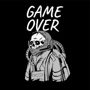 Dark Game Over - Surreal Desktop Wallpaper Wallpaper
