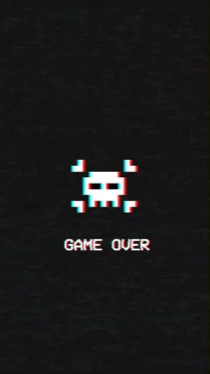 Dark Game Over: The Ultimate Final Battle Wallpaper