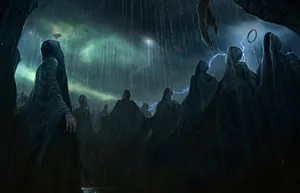 Dark_ Gathering_ Under_ Stormy_ Skies Wallpaper